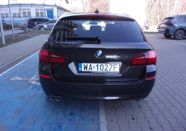 BMW Seria 5 cena 49550 przebieg: 224000, rok produkcji 2014 z Warszawa małe 301